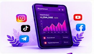 Social media growth dashboard
